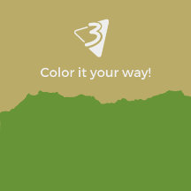 Brown and Green Pillows - Living Room