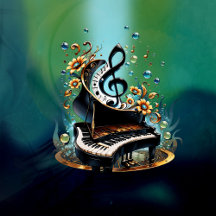 Wonderful curved fantasy piano 