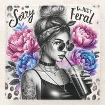 Funny Sassy Girl Coasters