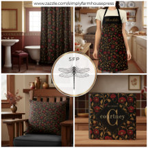 Vintage William Morris Red Gold Poppy Home & Gifts