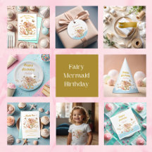 Magical Fairy Mermaid Girl's Birthday Party