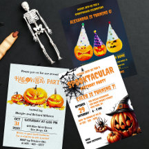 Halloween-themed Invitations