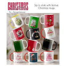 Festive Christmas Holidays Coffee mugs Collection 