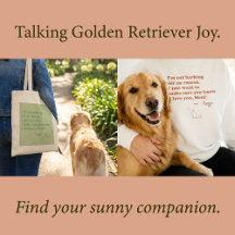 Custom Golden Retriever "I'm Not Barking" Gifts