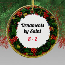 Ornaments by Saint:  R - Z