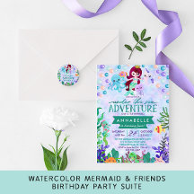 Mermaid Themed Birthday Party