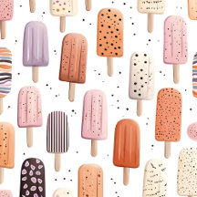Cute Pastel Popsicle Pattern Collection