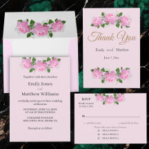 Fragrant Pink Roses Wedding Suite