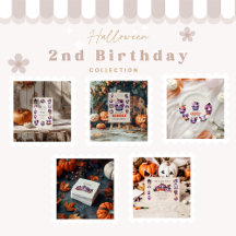 Spooky Cute 2nd Birthday Halloween Pastel Kawaii