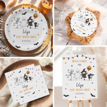 Spooky Halloween Birthday Girls Ghost