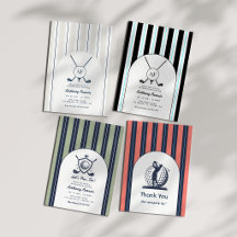 Preppy Country Club Golf Birthday Party Collection