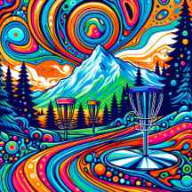 Psychedelic Disc Golf Course