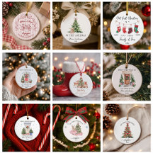 Holiday Ceramic Ornament