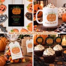 Cute Trick or Treat Pumpkin Halloween Party