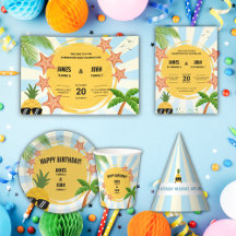 Kids Summer Double Birthday Party