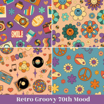 Retro Groovy 70th Funky Nostalgic Mood