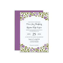 Antique Violet Purple Wildflower Blossoms