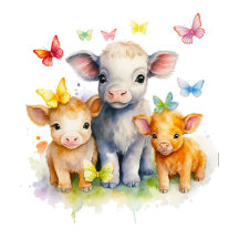 Cute Baby Animals From on and Around the Farm