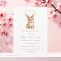 Easter Bunny Rabbit Baby shower