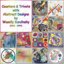 COASTERS/TRIVETS - Wassily Kandinsky -Abstract Art
