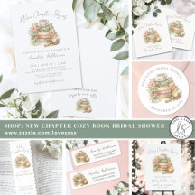 Cozy Reader New Chapter Begins Book Bridal Shower