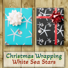 Christmas Wrapping, starfish ornament