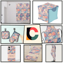 Adorable Tea Party Doodle Collage