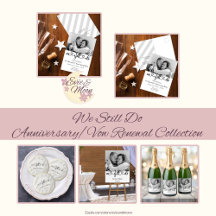 Black & White We Still Do Anniversary/Vow Renewal