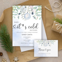 Baby It's cold outside Baby shower