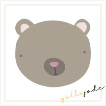 Cute Bear - Customizable Name