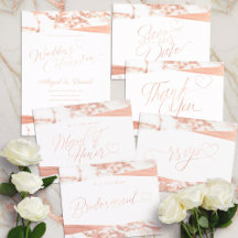 Blush Marble Wedding
