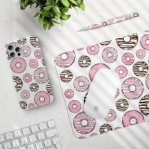 Pink and White Donuts - Home Decor and Accessories