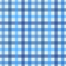 Blue Five-Color Classic Gingham Pattern 