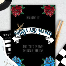 Tattoo Rock and Roll Rockabilly Wedding