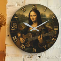 Creative Careers Mona Lisa  Funny Clocks 