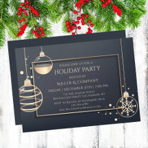 Holiday Modern Chic Corporate Christmas Party