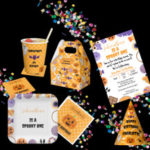 Spooky Halloween Birthday Party Supply Collection