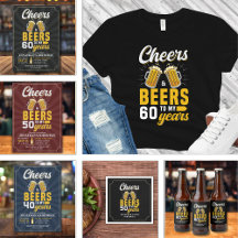 Cheers And Beers Any Age Birthday Party