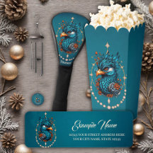 Enchanting majestic blue bird.