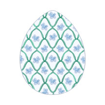 Preppy Easter - Blue Hydrangeas and Bows