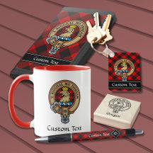 Clan MacGregor Rob Roy Tartan and Crest Collection