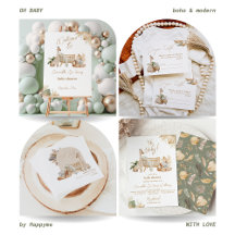 Oh Baby Boho Gender Neutral Baby Shower