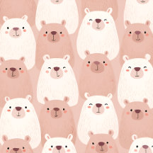 Personalized Pastel Adorable Capybara