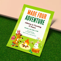 Camping Adventure Themed Birthday Party Collection