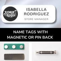 Magnetic Employee Company Logo Name Tags