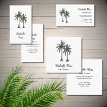 Modern Professional Tropical Palm Trees Business