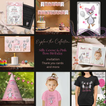 Silly Goose & Pink Bow Birthday Collection