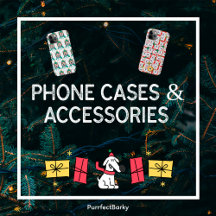 PHONE CASES & ACCESSORIES   DOG CHRISTMAS Theme