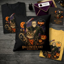 Halloween Horror Cat black Say Boop! Collection