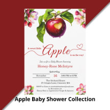Apple Baby Shower Collection
